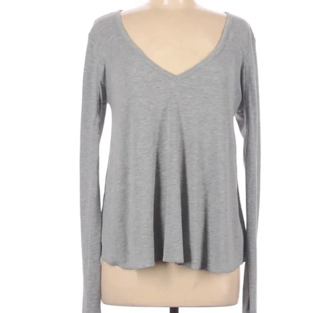 Intimately Free People medium grey thermal Henley
